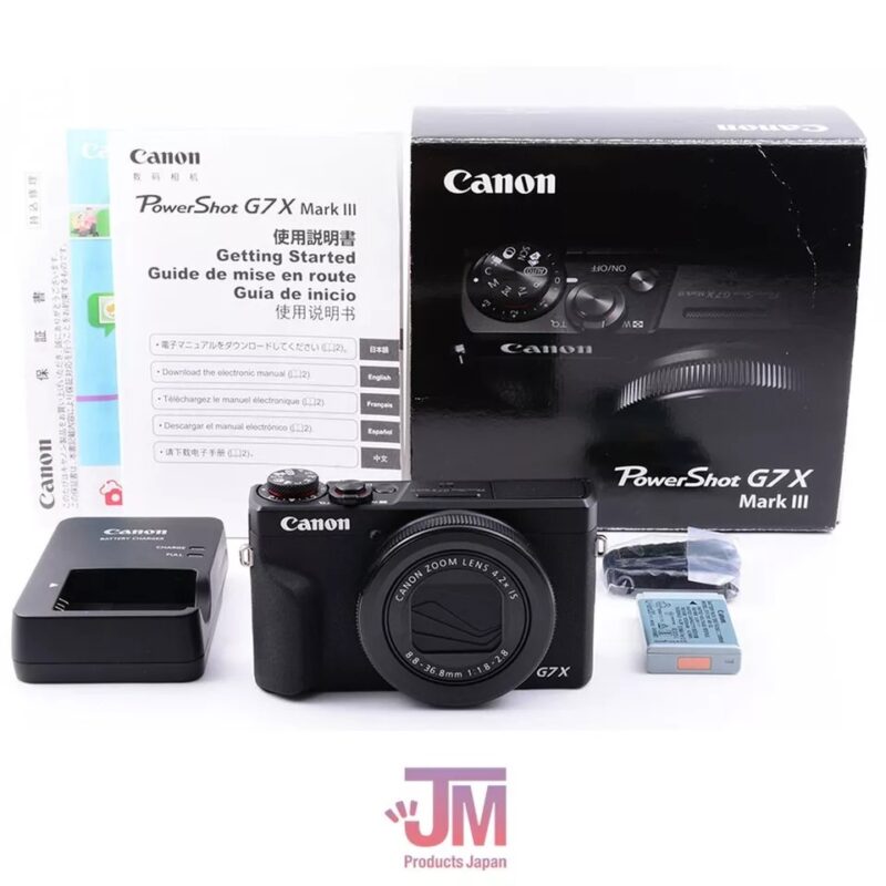 Brand New Canon PowerShot G7X Mark III 20.1MP Digital Camera Original Box Perfect for Vlogging & Travel