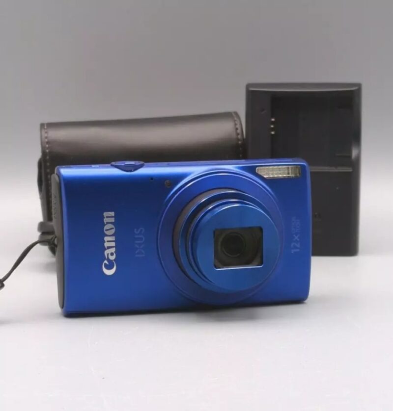 Canon IXUS 170 20.0MP Digital Compact Camera – Blue – 12x Zoom – Includes Charger & Case – Perfect for Travel & Everyday Use – Ready to Ship! - Image 9